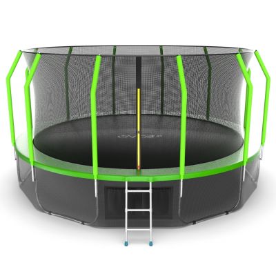 Батут EVO JUMP Cosmo 16ft (Green) с нижней сеткой